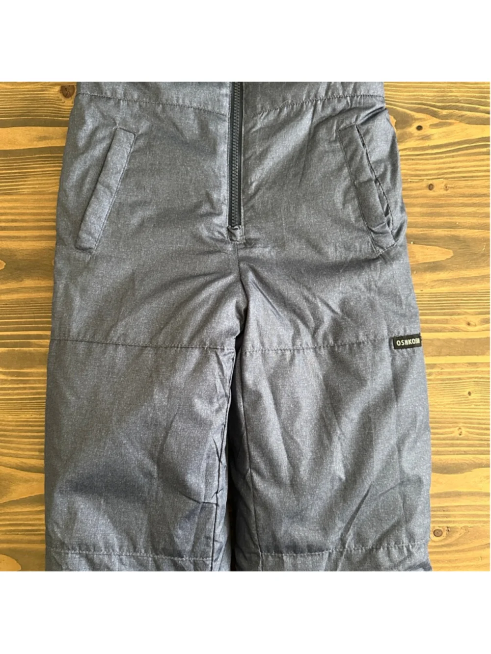 OshKosh B’gosh Snow Bib Overalls Boys M 5 6 Blue Winter Ski Pants